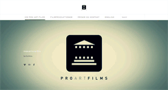 Desktop Screenshot of pro-artfilms.com